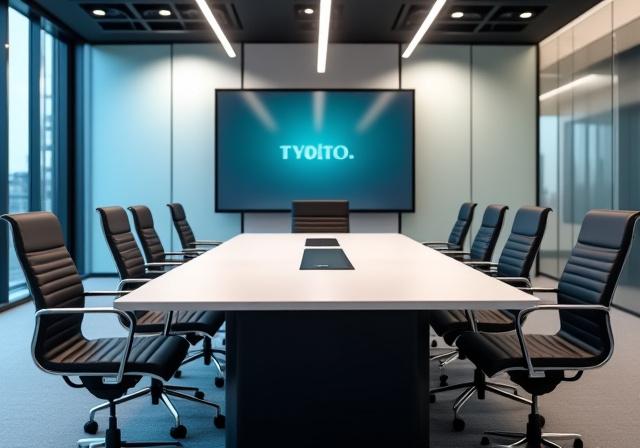 Sala de reuniones profesional en las oficinas de Costal Lex